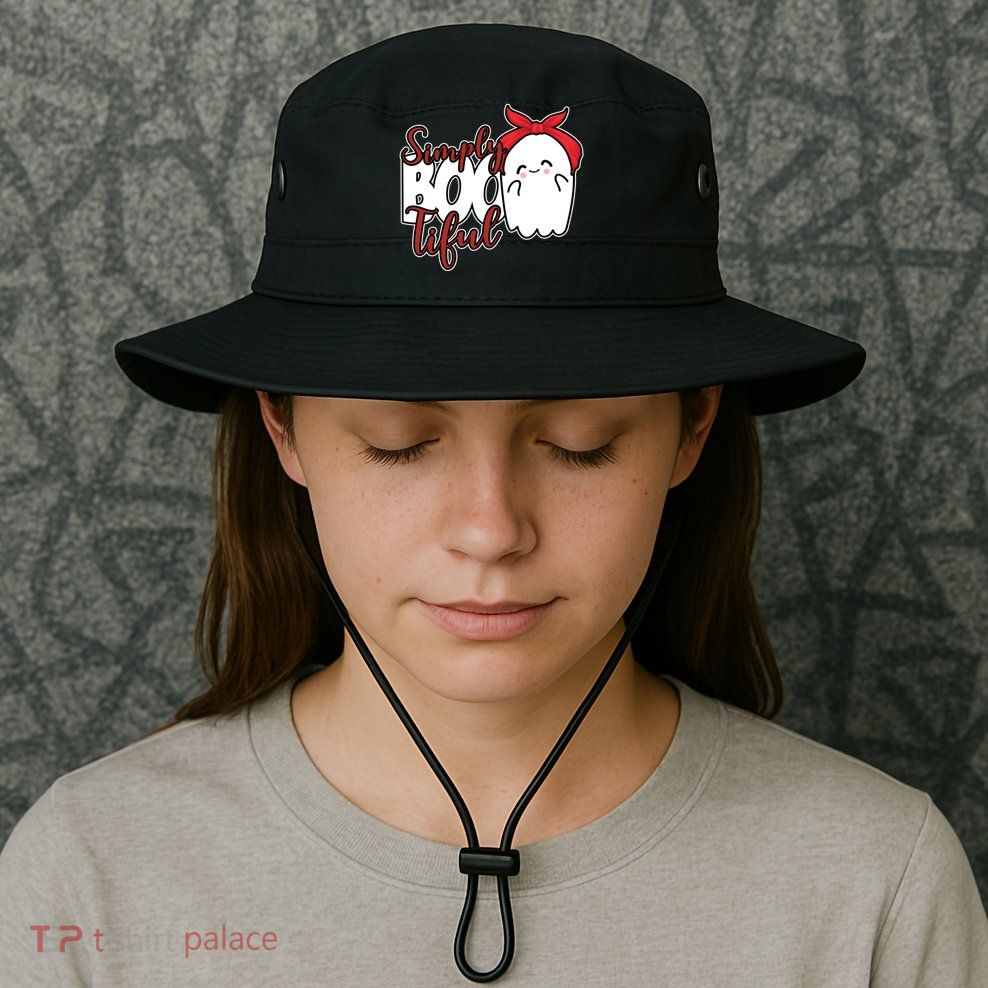 Simply Bootiful Cute Halloween Ghost Bucket Hat