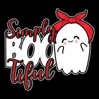 Simply Bootiful Cute Halloween Ghost 16 in Basic Backpack
