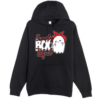 Simply Bootiful Cute Halloween Ghost Premium Pullover Hoodie