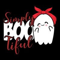 Simply Bootiful Cute Halloween Ghost 16oz Travel Tumbler