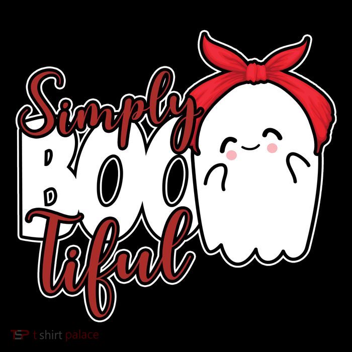 Simply Bootiful Cute Halloween Ghost Youth Performance Sprint T-Shirt