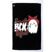 Simply Bootiful Cute Halloween Ghost Golf Towel