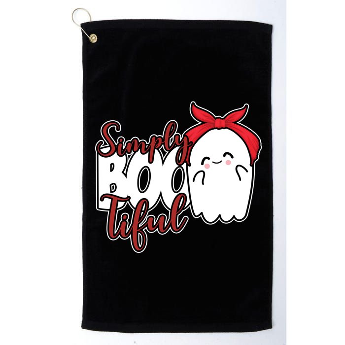Simply Bootiful Cute Halloween Ghost Golf Towel