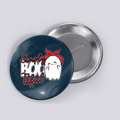 Simply Bootiful Cute Halloween Ghost Button