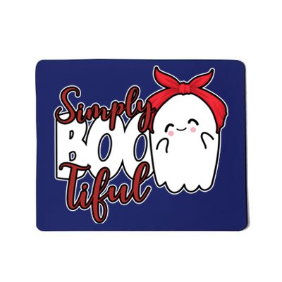 Simply Bootiful Cute Halloween Ghost Mousepad