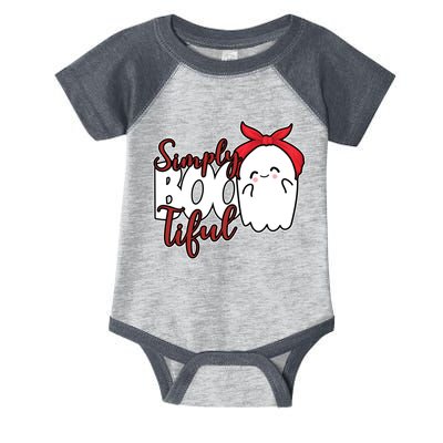 Simply Bootiful Cute Halloween Ghost Infant Baby Jersey Bodysuit