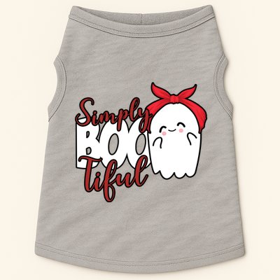 Simply Bootiful Cute Halloween Ghost Doggie Tank