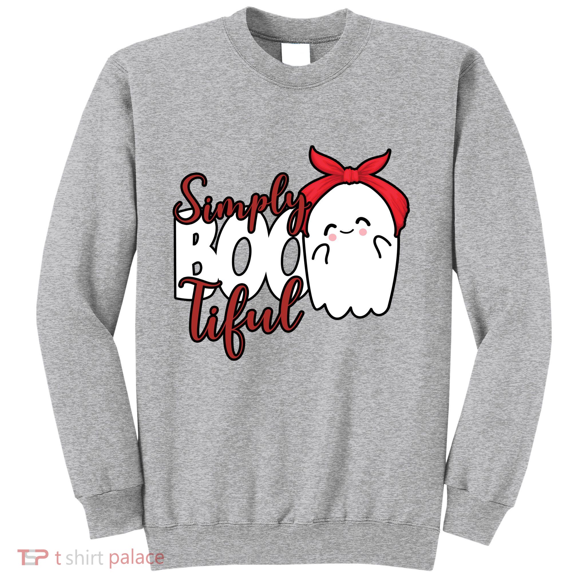 Simply Bootiful Cute Halloween Ghost Sweatshirt