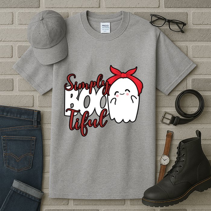 Simply Bootiful Cute Halloween Ghost Tall T-Shirt