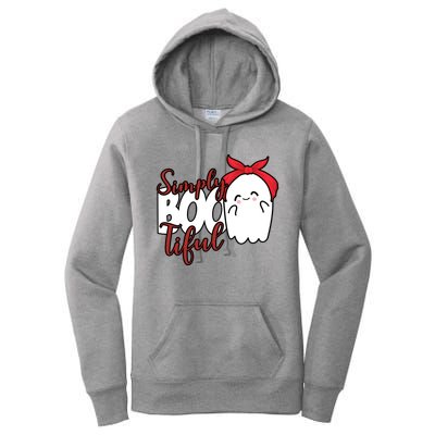 Simply Bootiful Cute Halloween Ghost Women's Pullover Hoodie