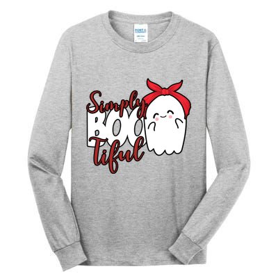 Simply Bootiful Cute Halloween Ghost Tall Long Sleeve T-Shirt