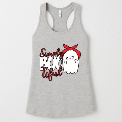 Simply Bootiful Cute Halloween Ghost Womens Tank Top