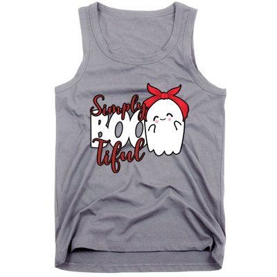 Simply Bootiful Cute Halloween Ghost Tank Top