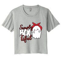 Simply Bootiful Cute Halloween Ghost Crop Top