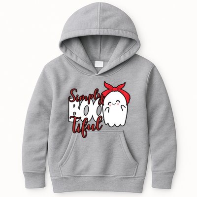Simply Bootiful Cute Halloween Ghost Kids Hoodie