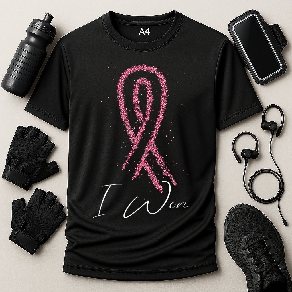 Survivor Breast Cancer Awareness Cooling Performance Crew T-Shirt