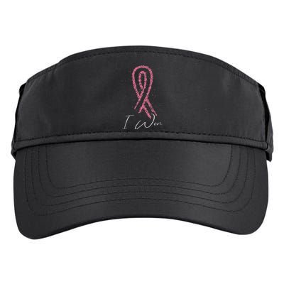Survivor Breast Cancer Awareness Adult Drive Performance Visor