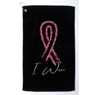 Survivor Breast Cancer Awareness Golf Towel