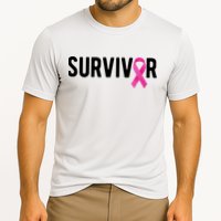 Survivor Breast Cancer Awareness Ribbon Performance Shirt