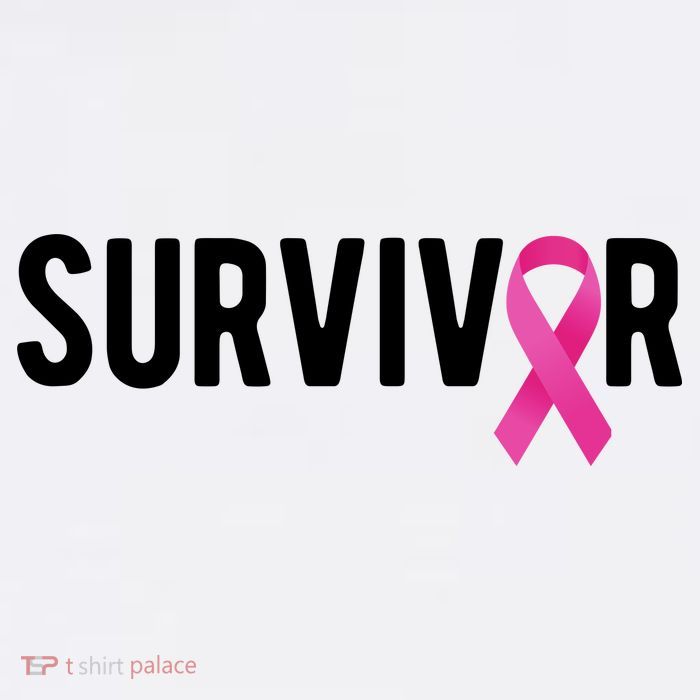 Survivor Breast Cancer Awareness Ribbon Premium T-Shirt