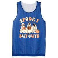 Spooky But Cute Ghost Dog Halloween Pumpkin Trick Or Treat Gift Mesh Reversible Basketball Jersey Tank