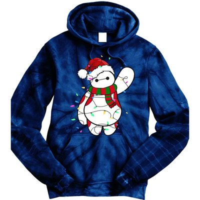 Santa Baymax Christmas Lights Baymax Christmas Baymax Xmas L Tie Dye Hoodie