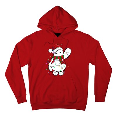 Santa Baymax Christmas Lights Baymax Christmas Baymax Xmas L Hoodie