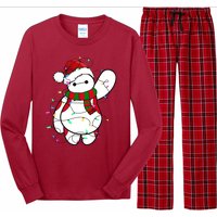 Santa Baymax Christmas Lights Baymax Christmas Baymax Xmas L Long Sleeve Pajama Set