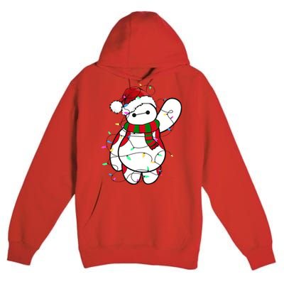 Santa Baymax Christmas Lights Baymax Christmas Baymax Xmas L Premium Pullover Hoodie