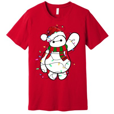 Santa Baymax Christmas Lights Baymax Christmas Baymax Xmas L Premium T-Shirt