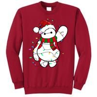 Santa Baymax Christmas Lights Baymax Christmas Baymax Xmas L Tall Sweatshirt