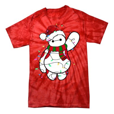 Santa Baymax Christmas Lights Baymax Christmas Baymax Xmas L Tie-Dye T-Shirt