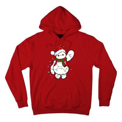 Santa Baymax Christmas Lights Baymax Christmas Baymax Xmas L Tall Hoodie