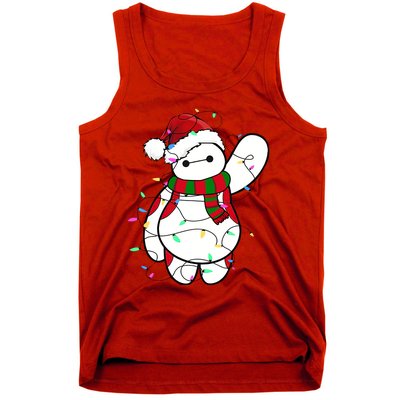 Santa Baymax Christmas Lights Baymax Christmas Baymax Xmas L Tank Top