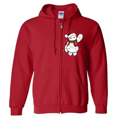 Santa Baymax Christmas Lights Baymax Christmas Baymax Xmas L Full Zip Hoodie