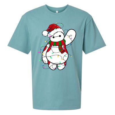 Santa Baymax Christmas Lights Baymax Christmas Baymax Xmas L Sueded Cloud Jersey T-Shirt