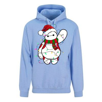 Santa Baymax Christmas Lights Baymax Christmas Baymax Xmas L Unisex Surf Hoodie