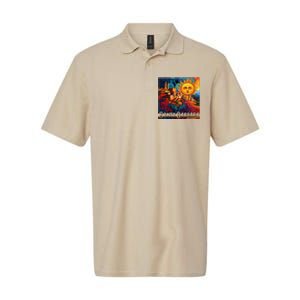 Santa Barbara California Santa Ynez Mountains Souvenir Softstyle Adult Sport Polo