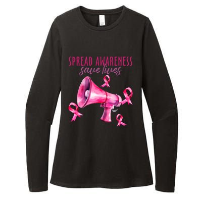 Support Breast Cancer Awareness Womens CVC Long Sleeve Shirt