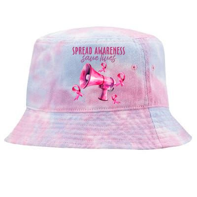 Support Breast Cancer Awareness Tie-Dyed Bucket Hat