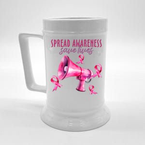 Support Breast Cancer Awareness Beer Stein