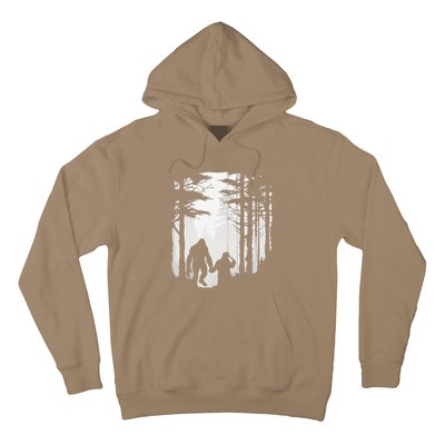 Santa Bigfoot Christmas Coming Hoodie