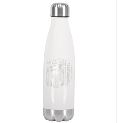 Santa Bigfoot Christmas Coming Stainless Steel Insulated Water Bottle