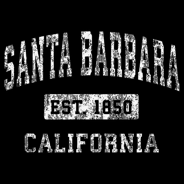 Santa Barbara California Ca Vintage Established Baby Bodysuit