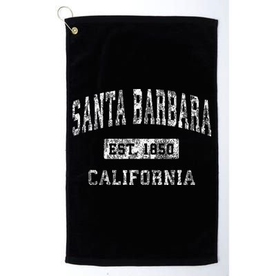 Santa Barbara California Ca Vintage Established Golf Towel