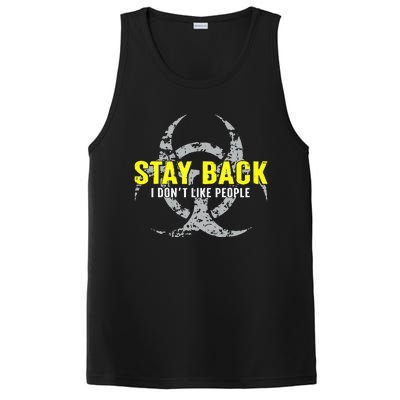 Stay Back Cool Funny I DonT Like People PosiCharge Competitor Tank