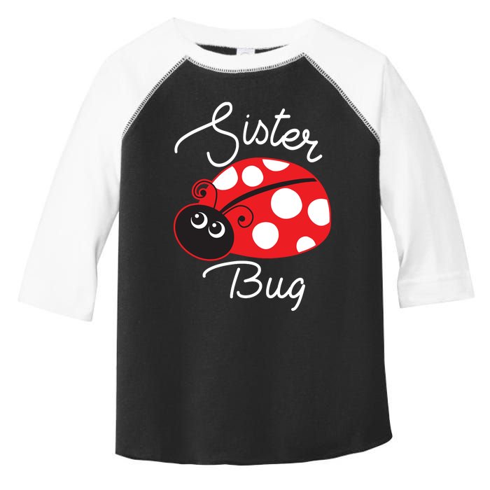 Sister Bug Cute Ladybug Toddler Fine Jersey T-Shirt