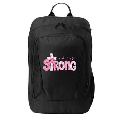 Strong Breast Cancer Awareness Month City Backpack