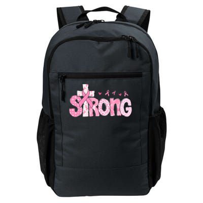 Strong Breast Cancer Awareness Month Daily Commute Backpack