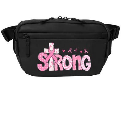 Strong Breast Cancer Awareness Month Crossbody Pack